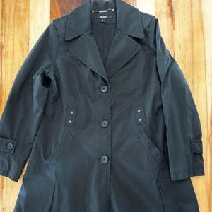DKNY Black Dress Coat